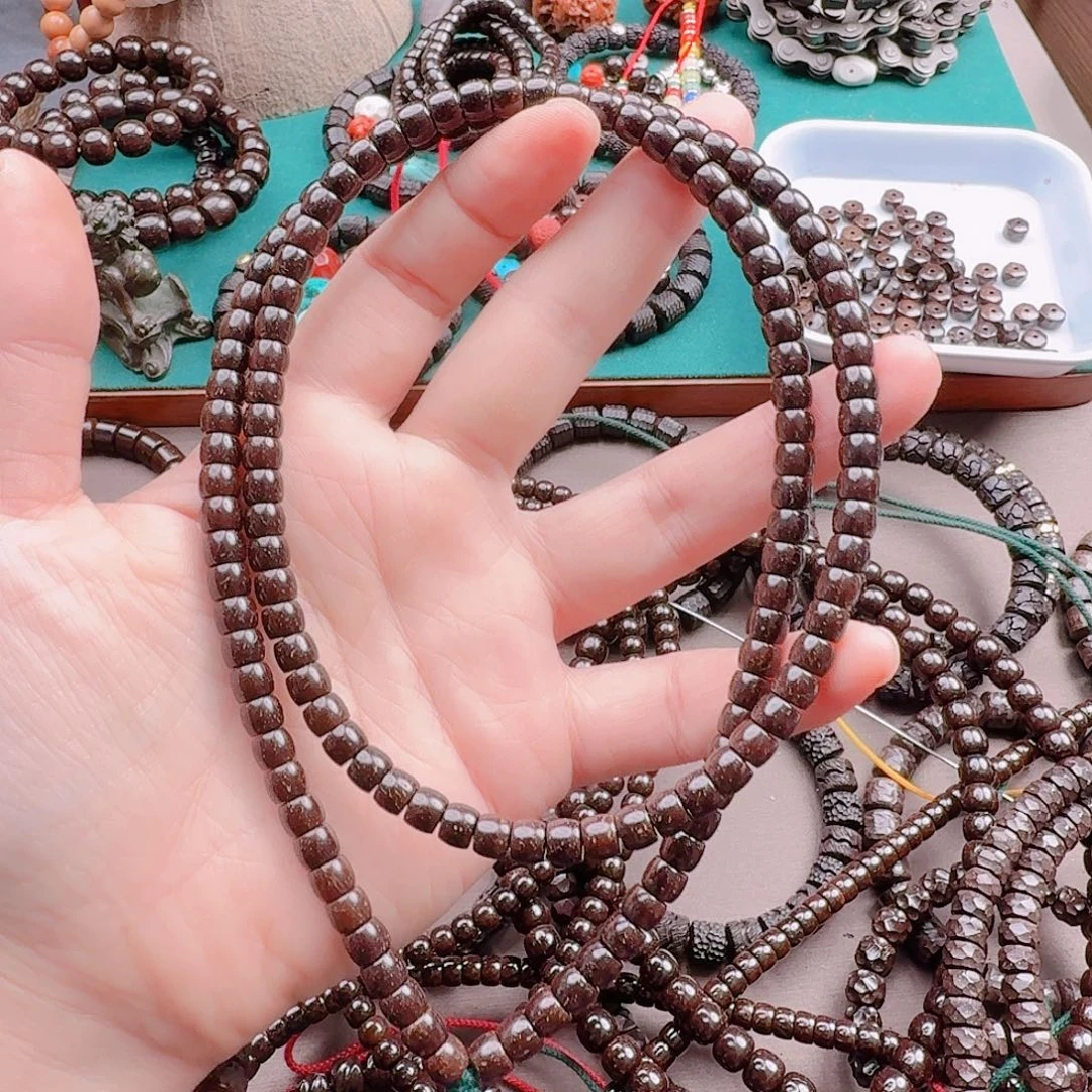 北***遇椰蒂手串6*5直切108手串