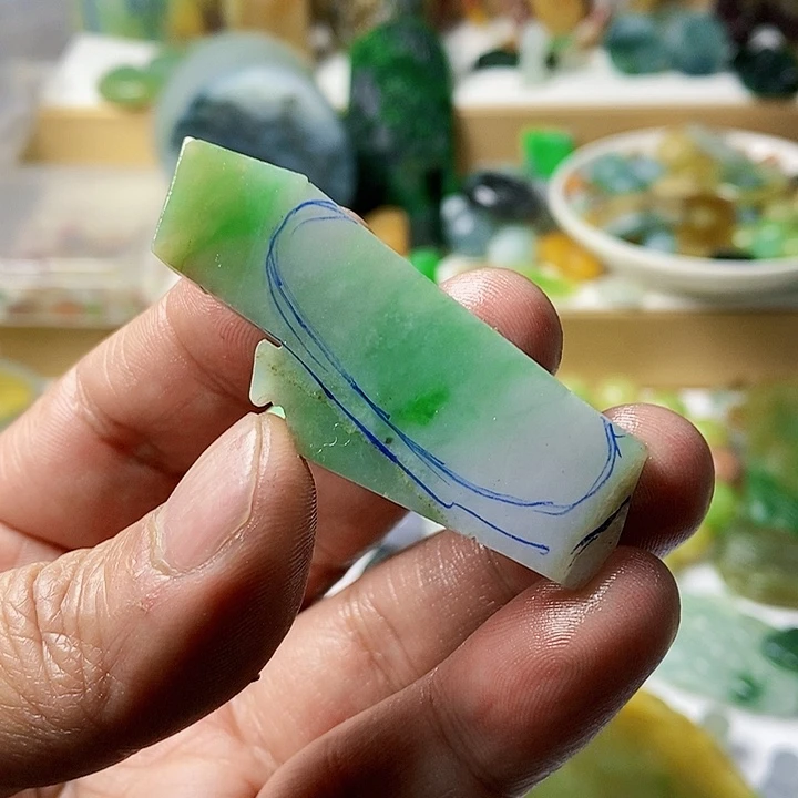 翡翠散珠天然翡翠A货