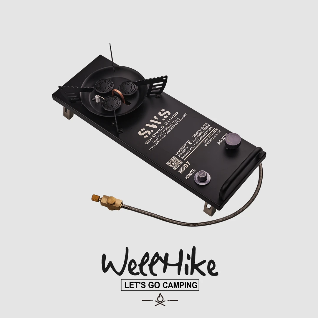 WELLHIKE户外SWS半单元IGT三头炉7500W燃气露营高山炉多功能桌子