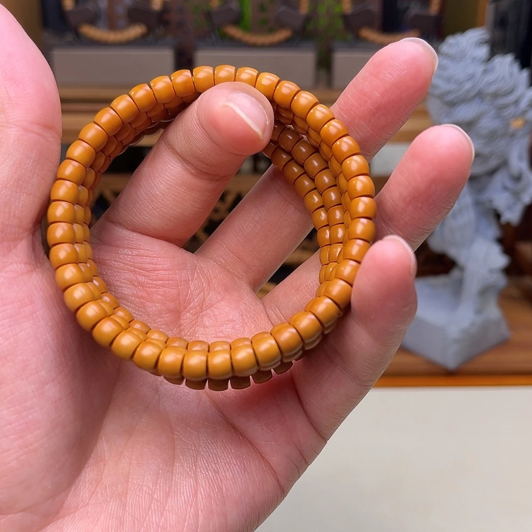 手串/手链橄榄核【听松文玩】sss级工艺精品橄榄核尖单圈6.0