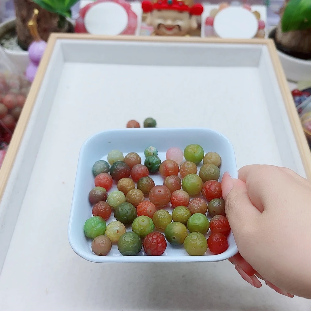 张***y玛瑙/玉髓未镶嵌手链盐源16