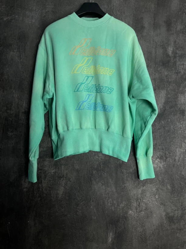 全新未使用 WE11 DONE XS码*1/弹幕Logo卫衣/01839