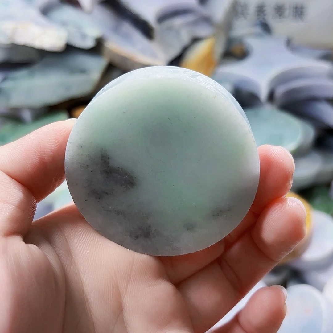 翡翠未镶嵌颈饰翡翠A货丹