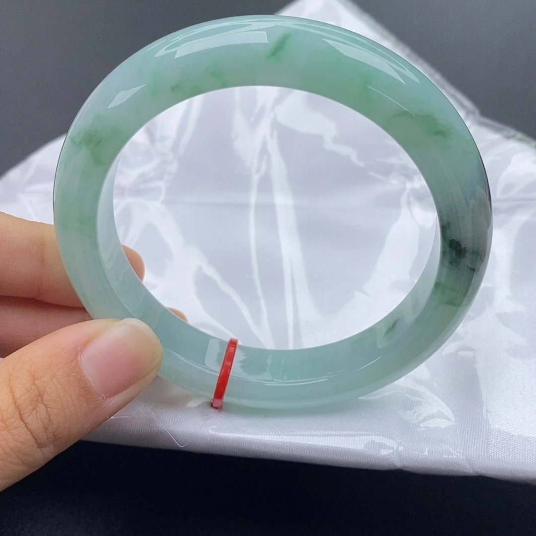 翡翠未镶嵌手镯58正圈