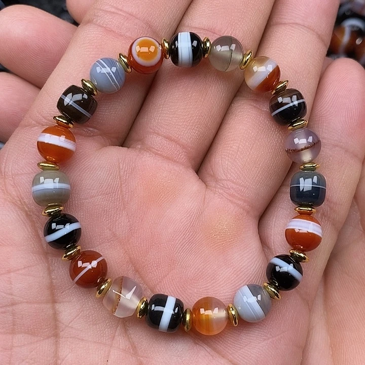 玛瑙/玉髓手链未镶嵌