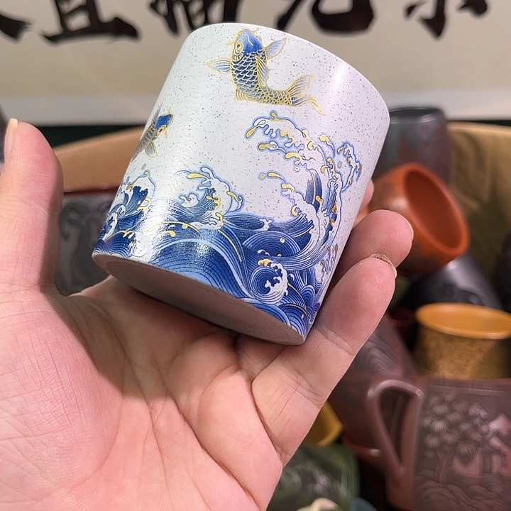 茶杯紫砂全手工紫砂主人杯