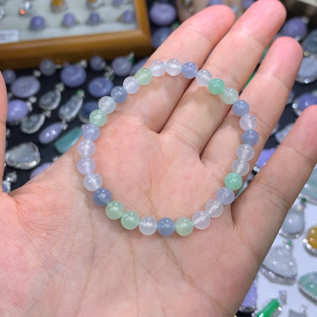 翡翠未镶嵌手串签收后48小时鉴赏期