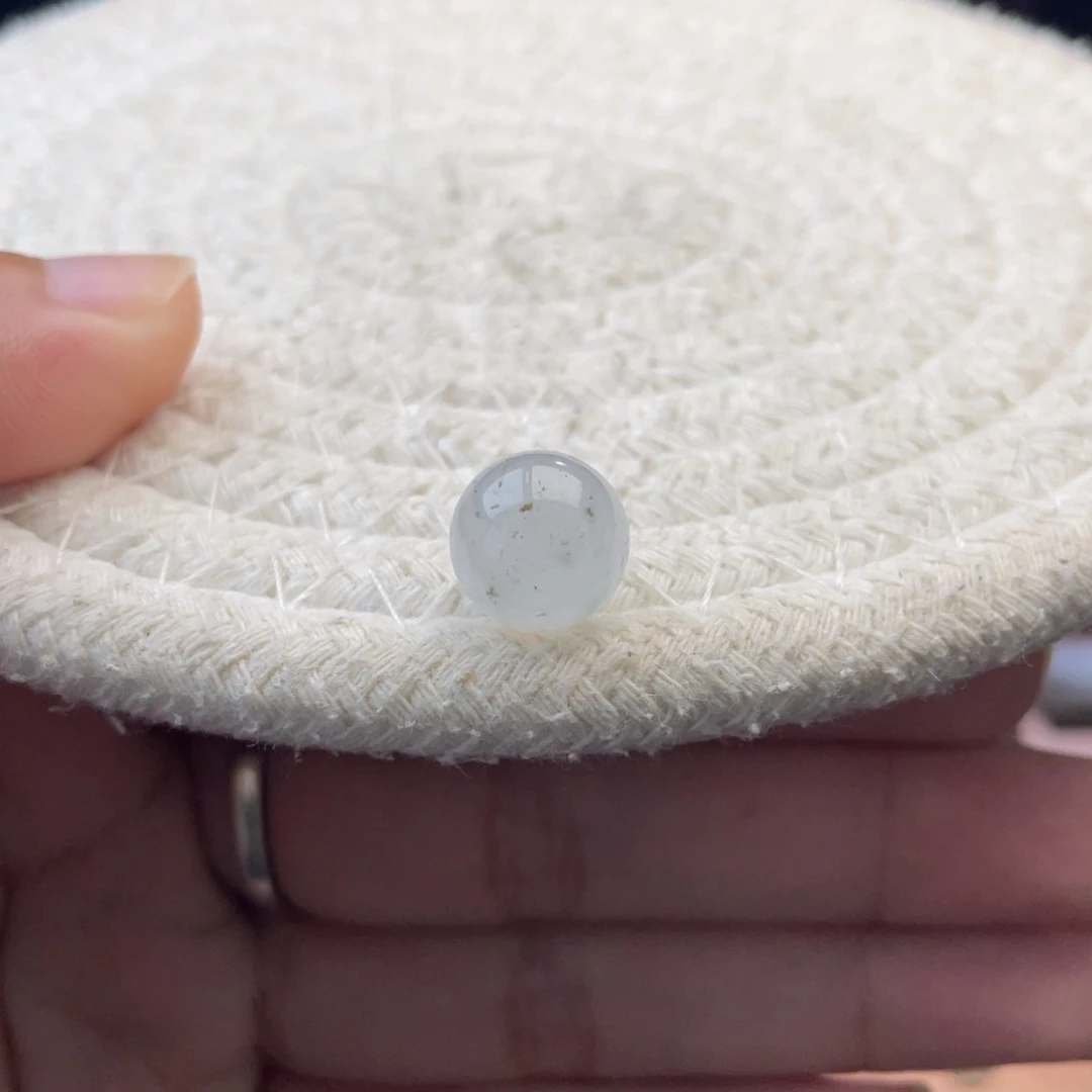 散珠翡翠特色飘花圆珠卡10.5mm