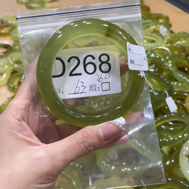 未镶嵌蛇纹石玉手镯小*珠