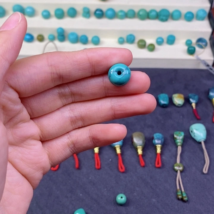 未镶嵌绿松石绿松石（金