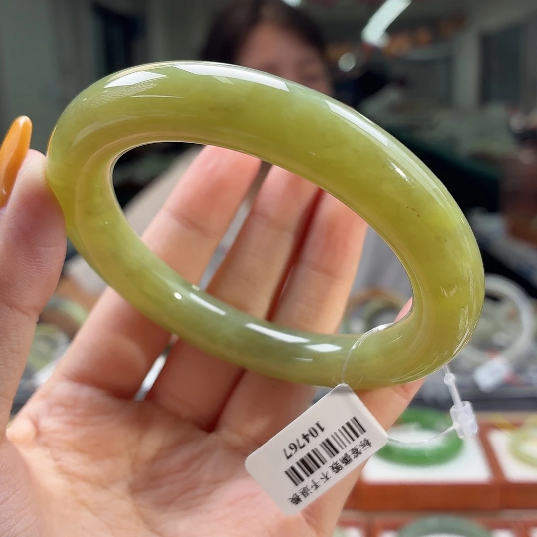 和田玉手镯未镶嵌5758