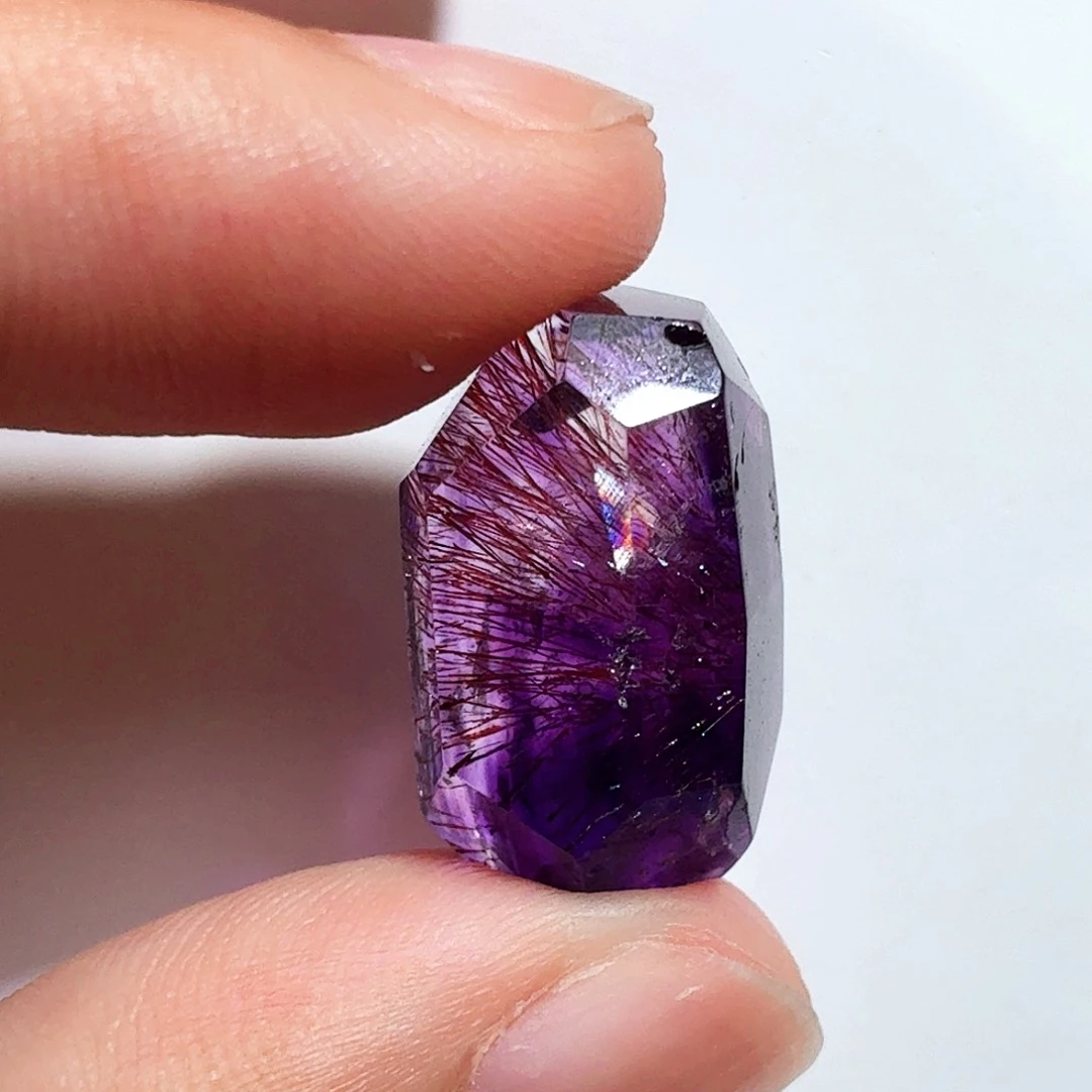 紫晶珠宝半成品未镶嵌紫超