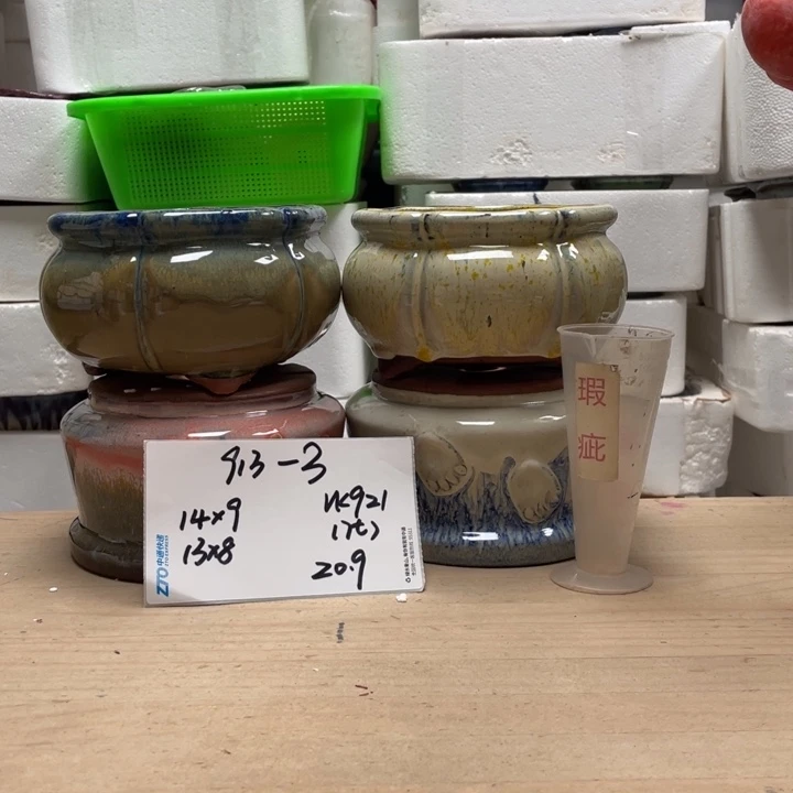 粗陶多肉花盆微瑕3