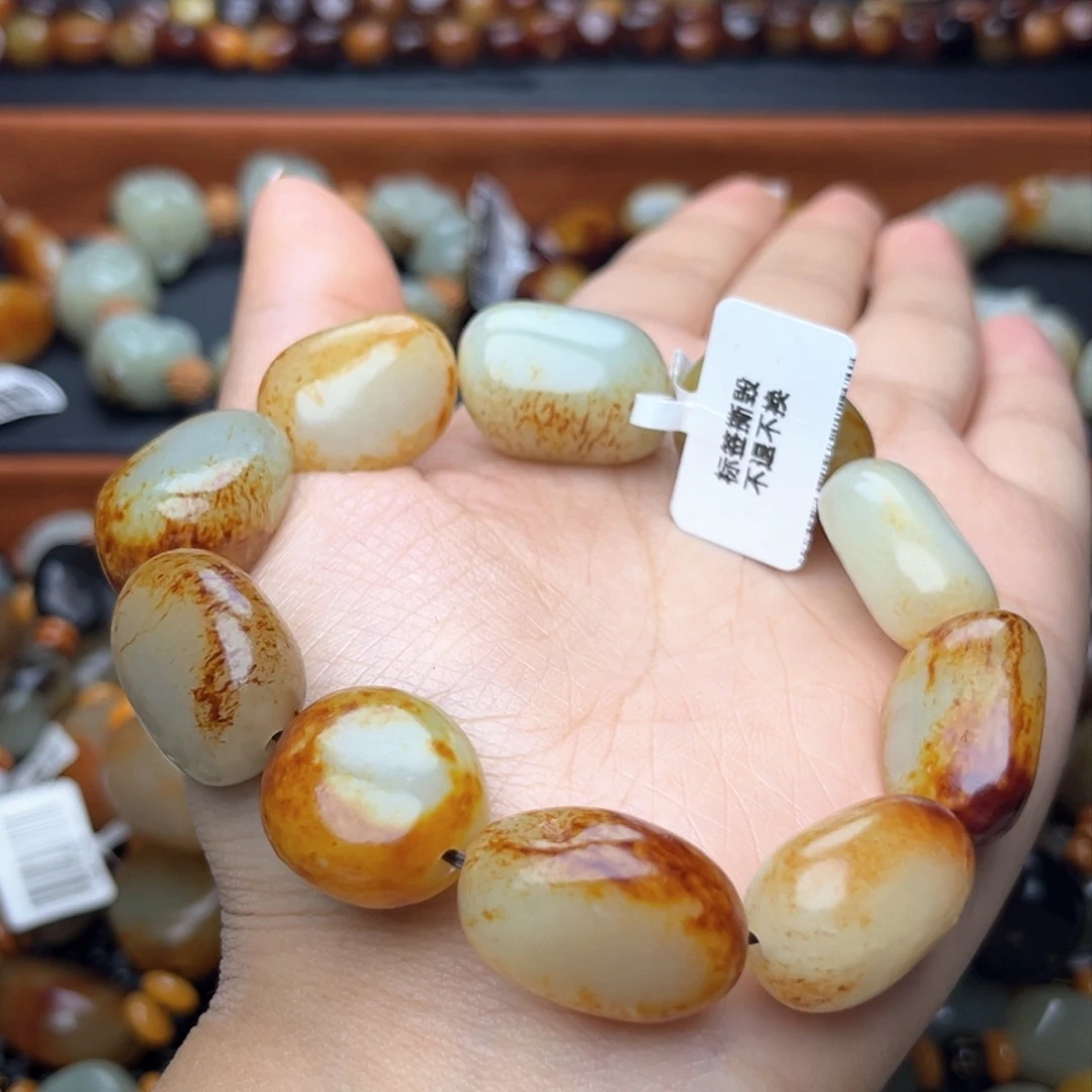 和田玉手链未镶嵌