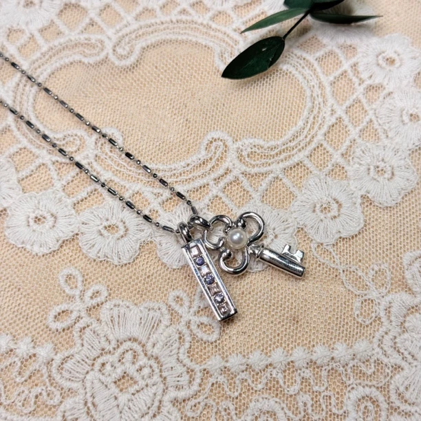 【六六中古】孤品简约海水珍珠项链ew282链长42-48