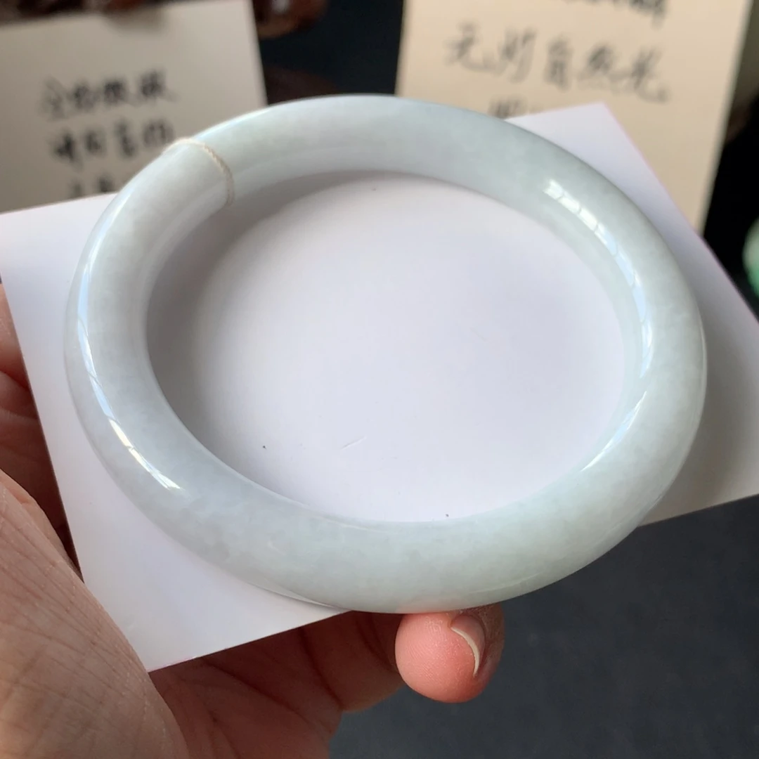 翡翠未镶嵌手镯39号59.9-9.8-9.5