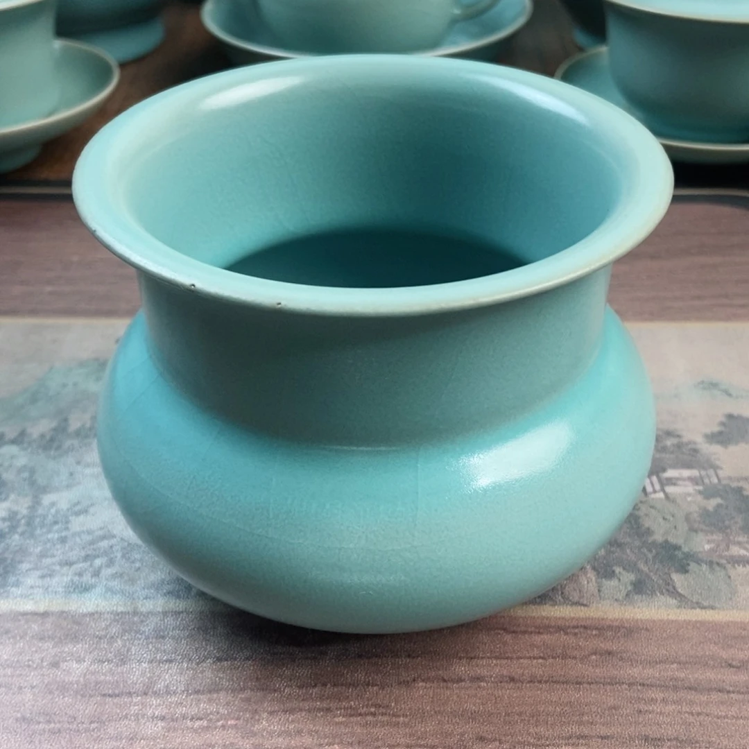 摆件瓷原产地原矿汝瓷～茶器