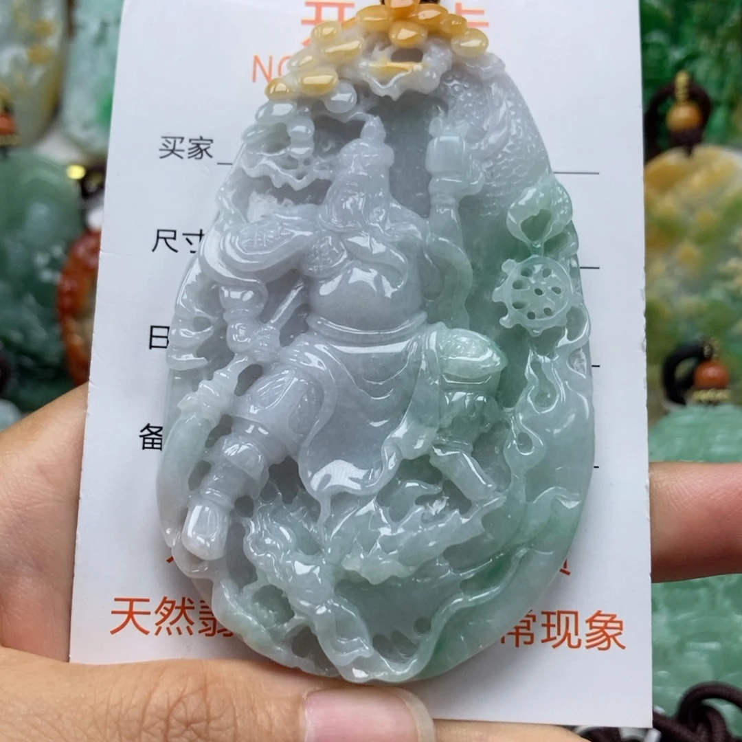 颈饰未镶嵌翡翠吊坠