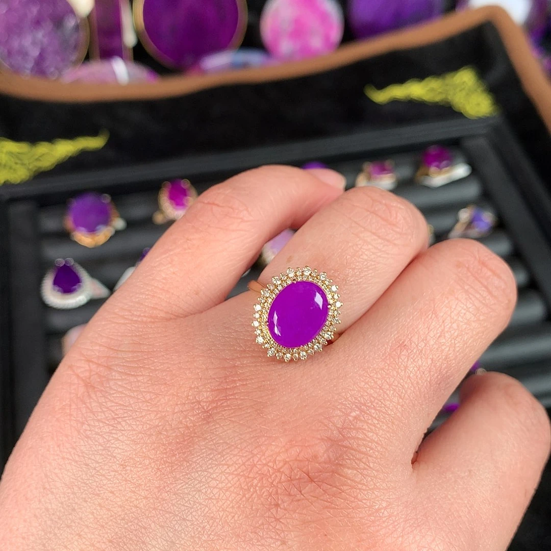 苏纪石（舒俱来）未镶嵌戒指