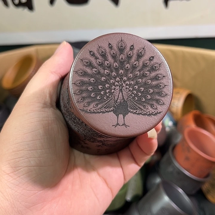 茶杯紫砂全手工紫砂主人杯