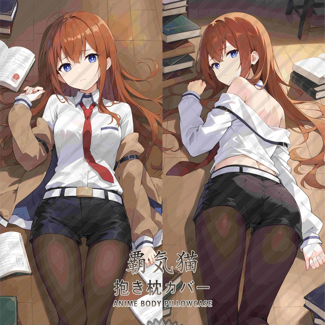 极霸猫原创命运石之门牧濑红莉栖动漫周边等身抱枕二次元枕套棉枕