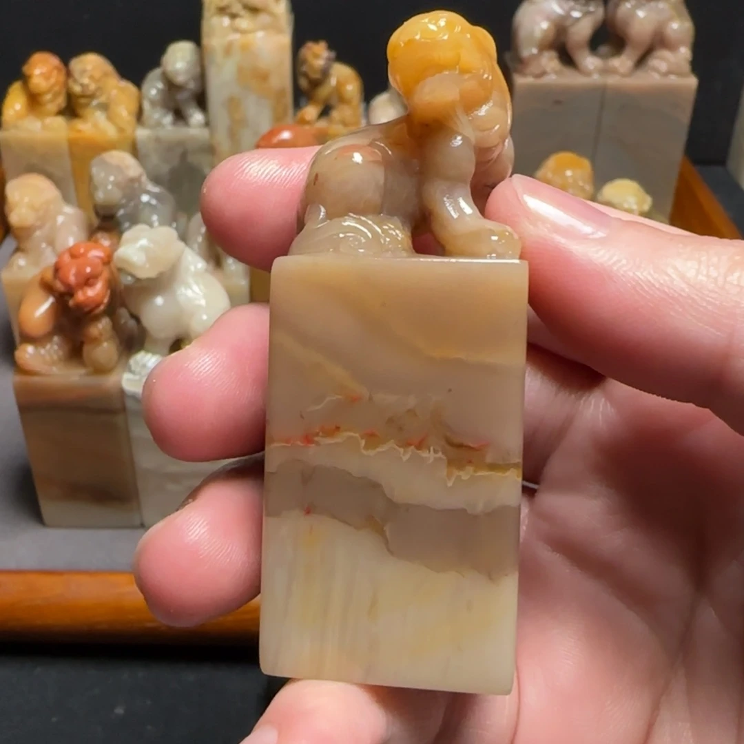 巴林石印石冻石2.5×6.9