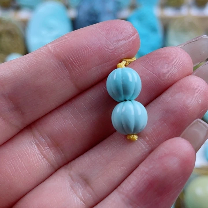 绿松石未镶嵌珠宝奇石9mm