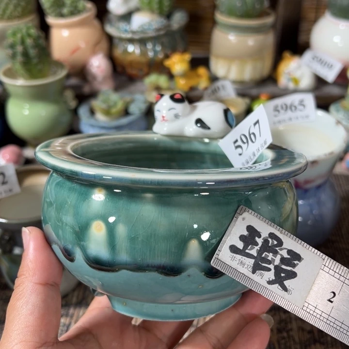 口9 手工花盆满30包邮