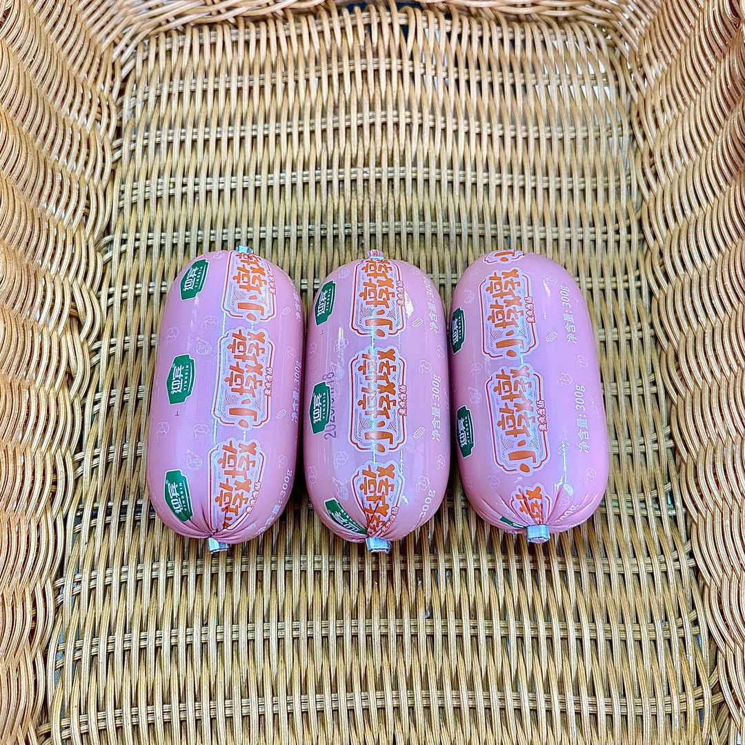 迎宾【小墩墩】小墩墩货腿300g*3个（0-4度真空储存）空气炸锅烤肠