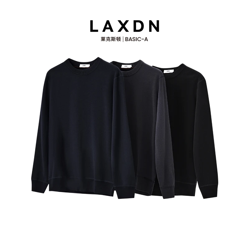 【双11限量破价•100%精纺羊毛加绒】莱克斯顿男士秋冬保暖针织毛衣