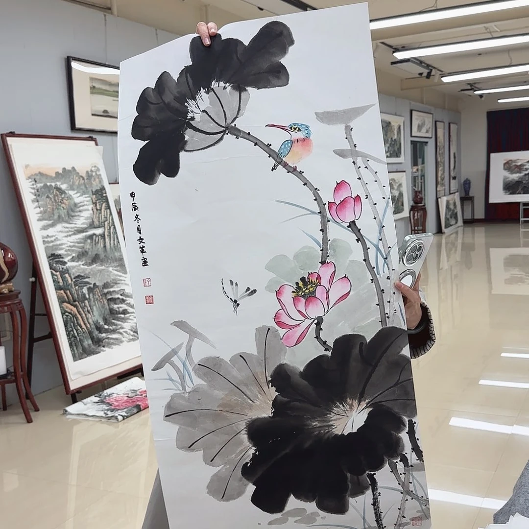 国画国画作品多次