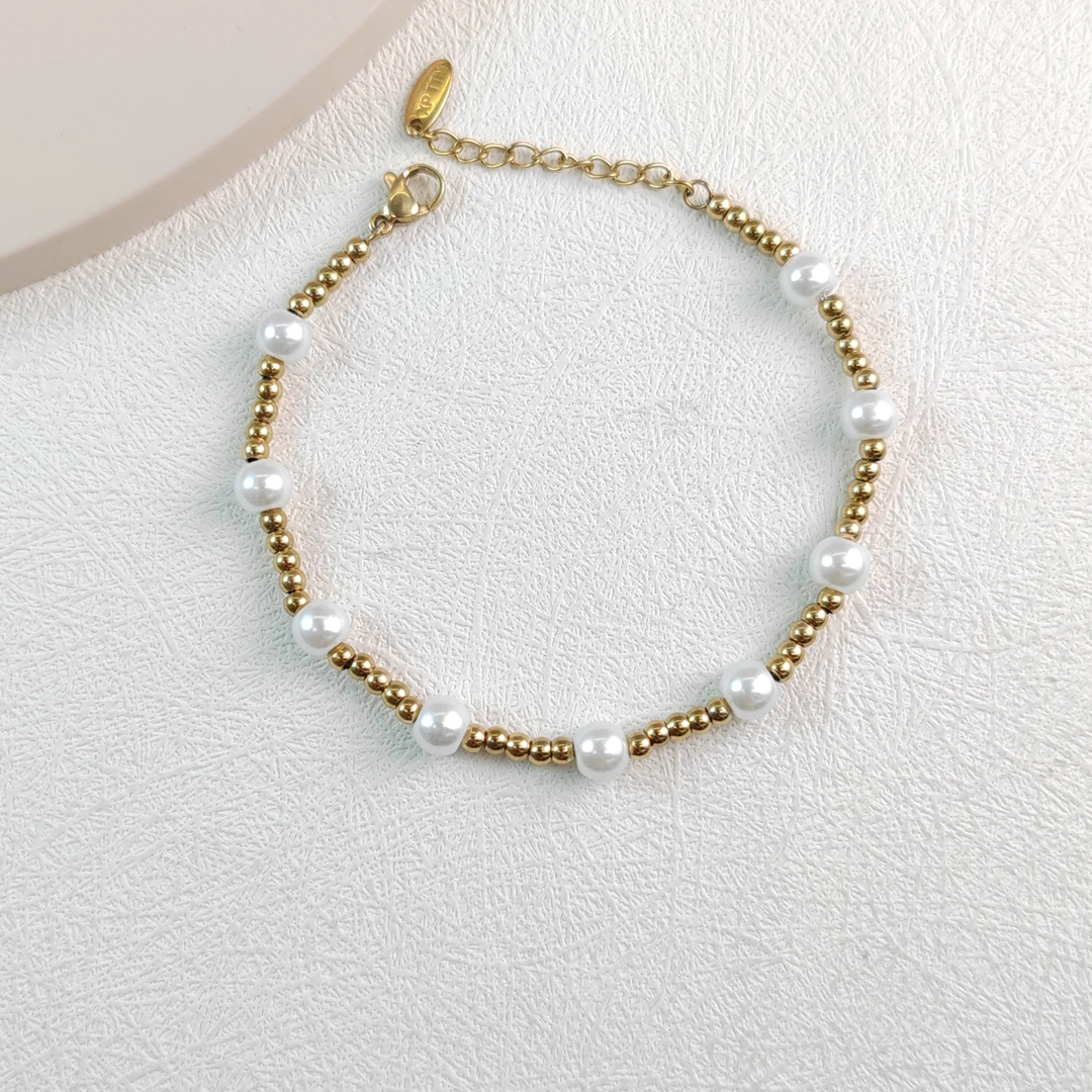 XUPING/旭平首饰 不锈钢仿珍珠手链  春日焕新时尚GDM T001067444