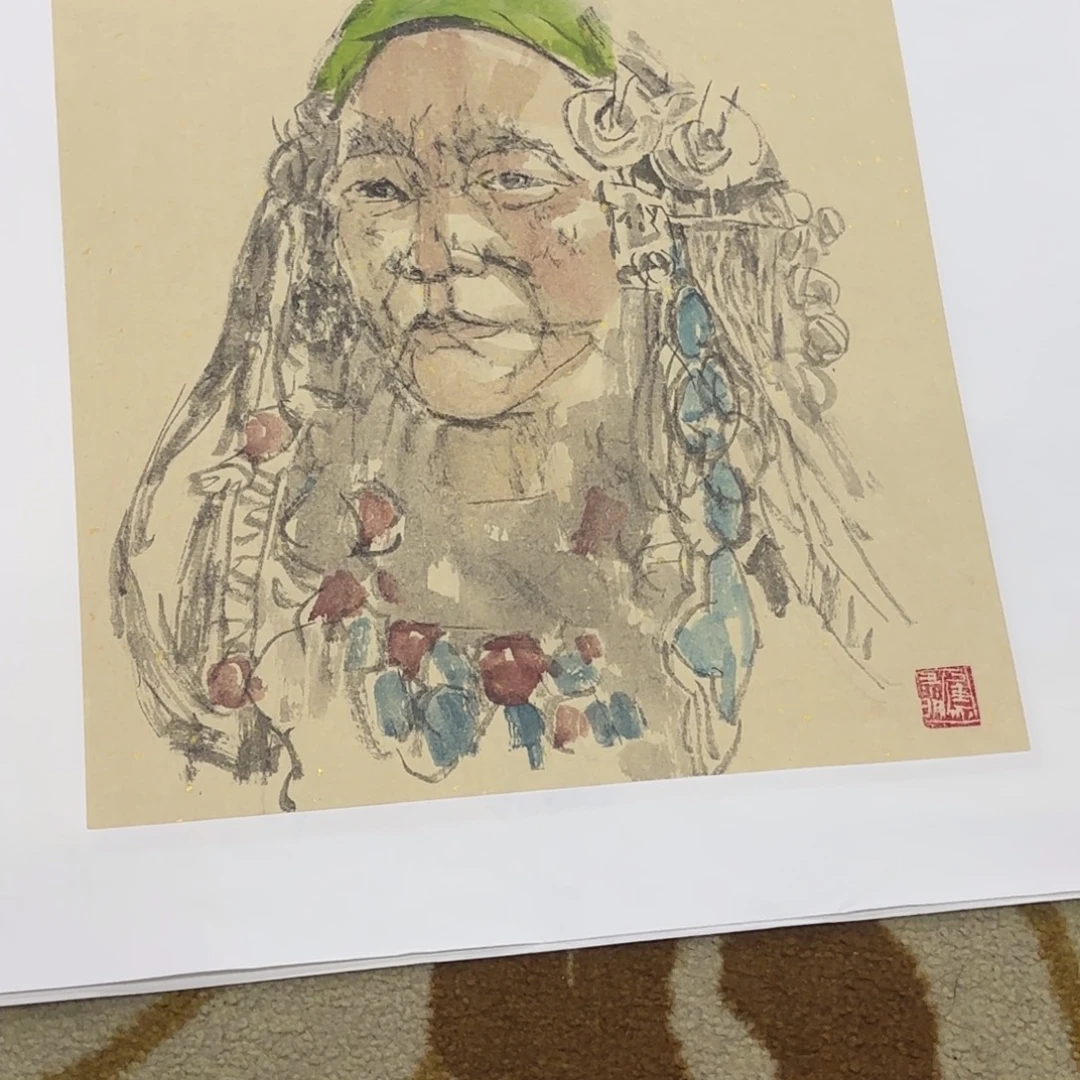 国画焦禄明一平尺艺