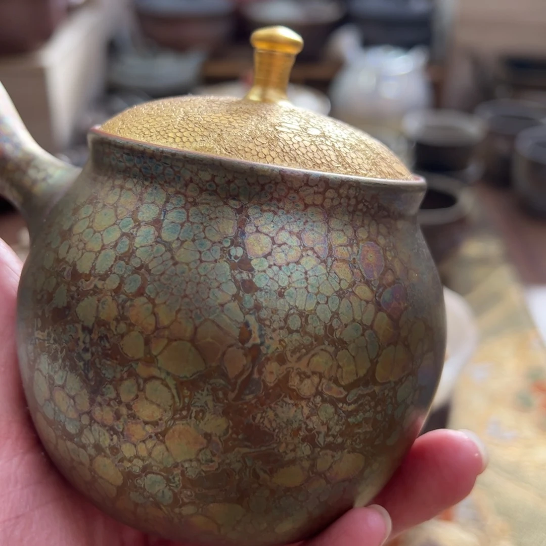 昭龙常滑烧侧把壶知