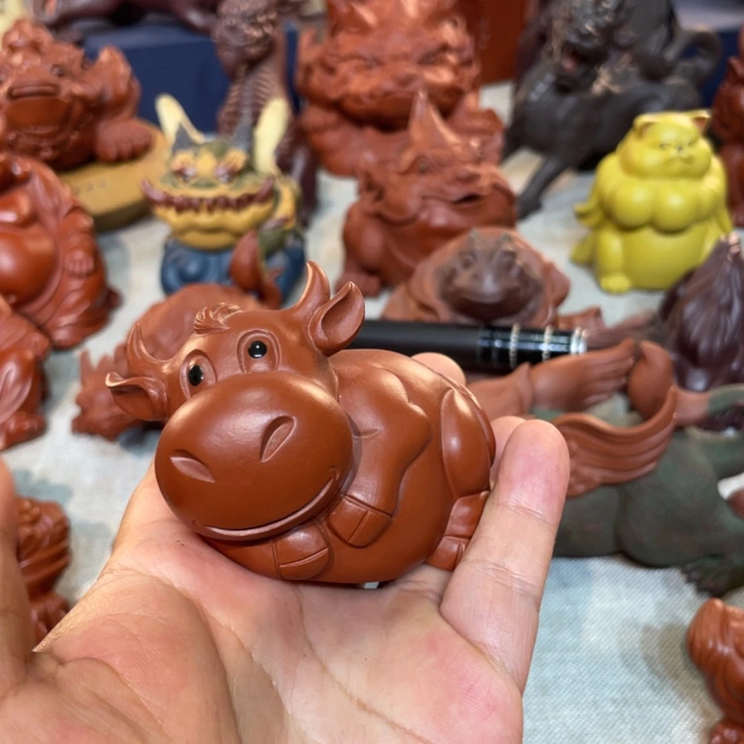 【闪购商品】紫砂茶宠大****?精品小牛