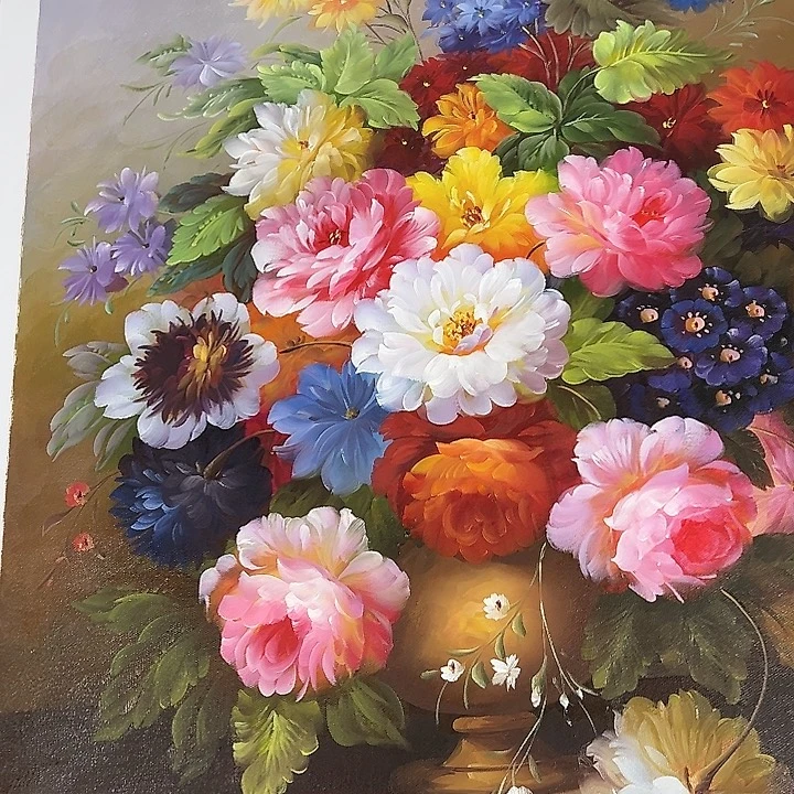 油画恭喜嘻嘻仔仔细细