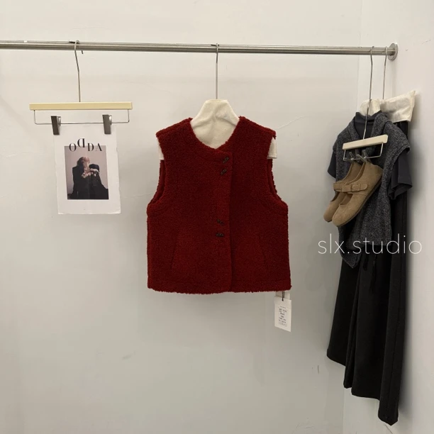 slx@ 25786 羔毛马甲