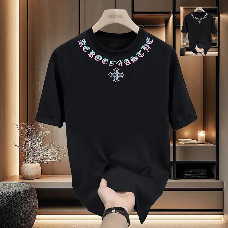 【轻奢男装-双色】T1983夏季新款克家美式上衣oversize慵懒风