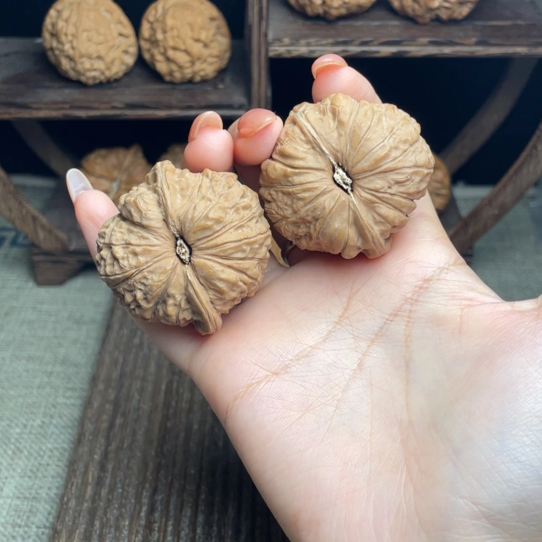 雨***点文玩核桃吊坠南瓜45