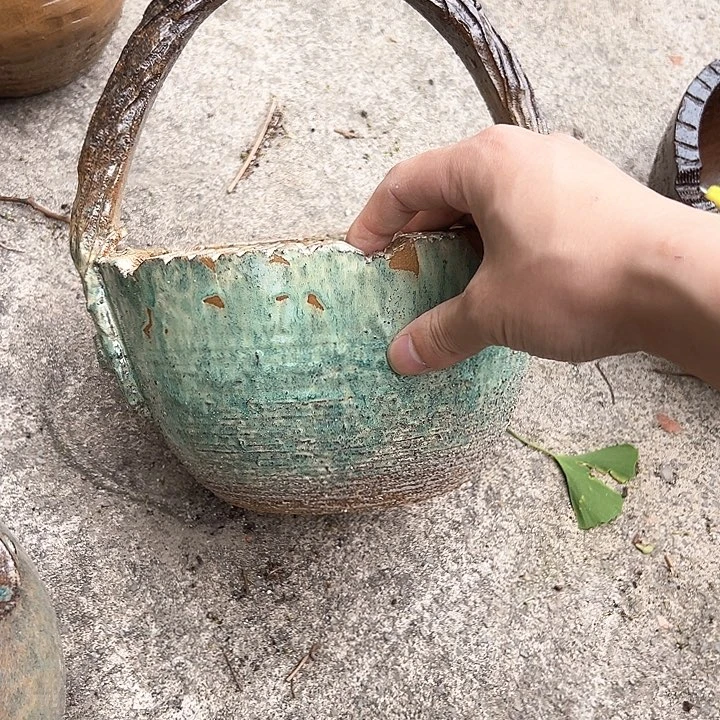 紫砂花盆次品次品次品