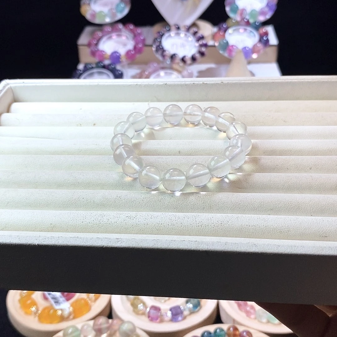 手链未镶嵌萤石11咪奶油色