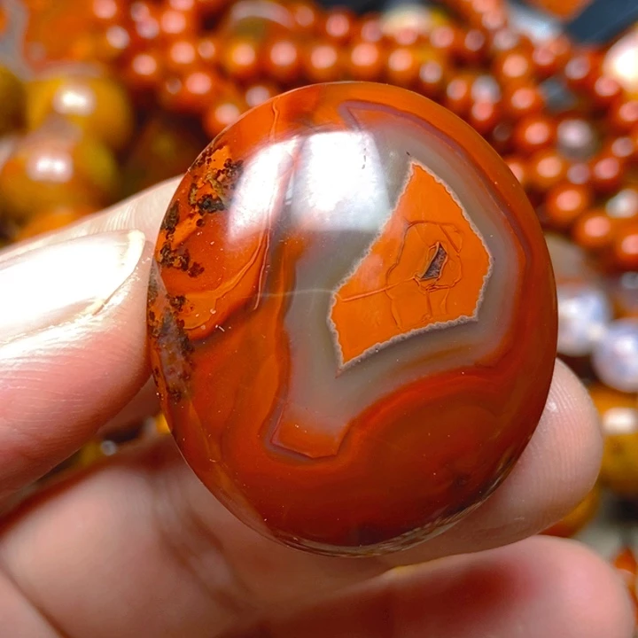 玛瑙/玉髓未镶嵌吊坠