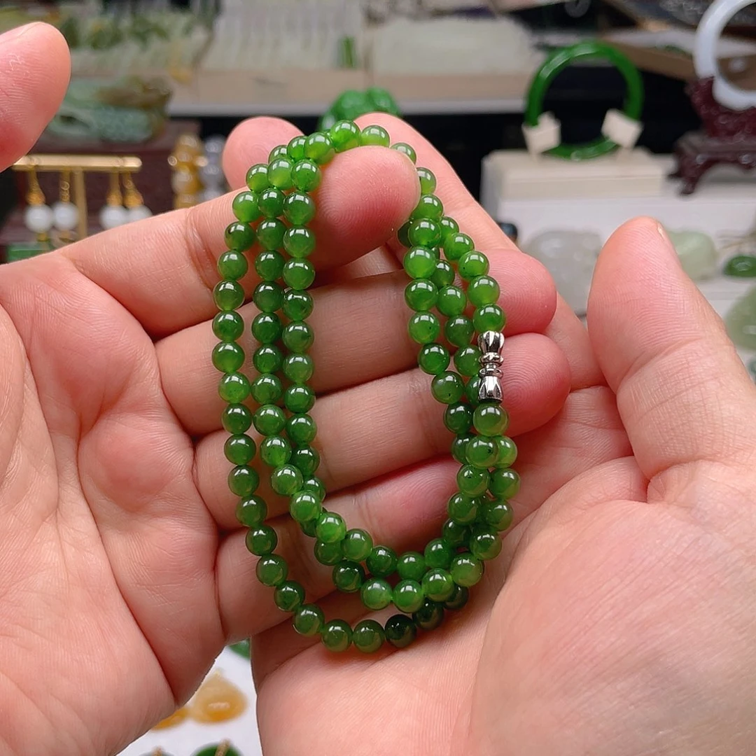 和田玉（碧玉）未镶嵌颈饰