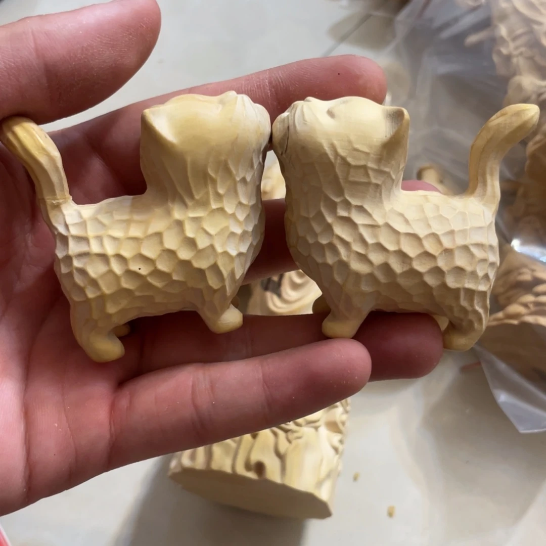 香榧木大叶瑕疵傲娇猫一对