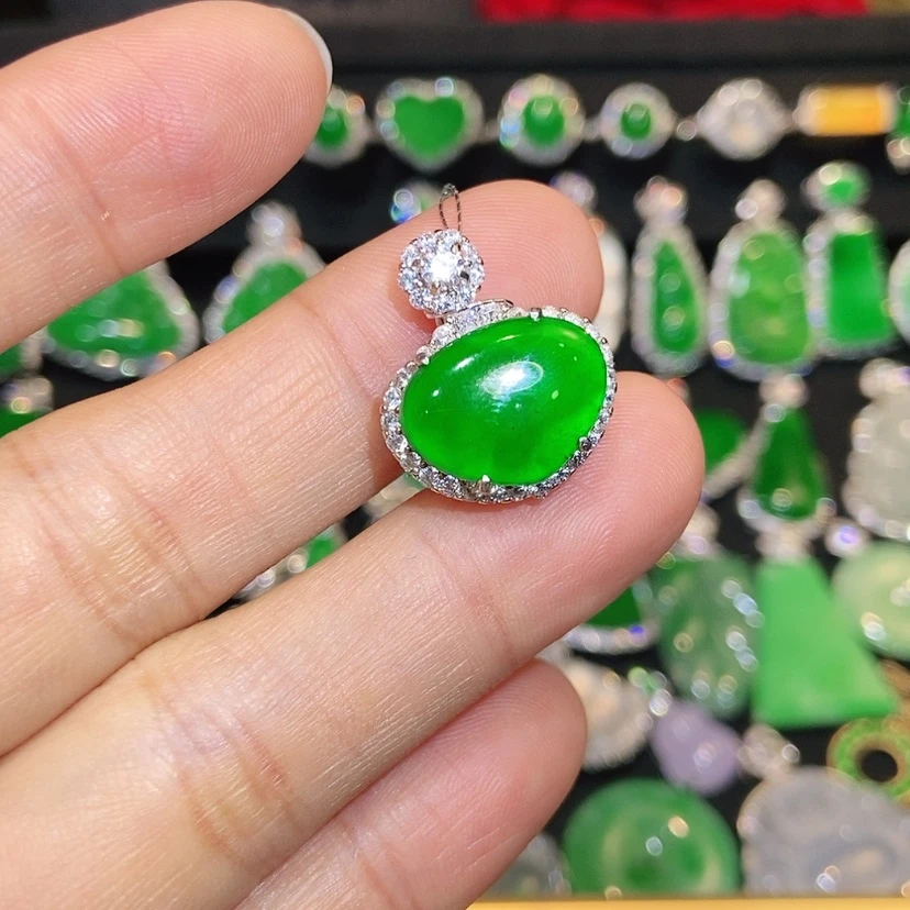 【闪购商品】翡翠未镶嵌颈饰天然翡翠