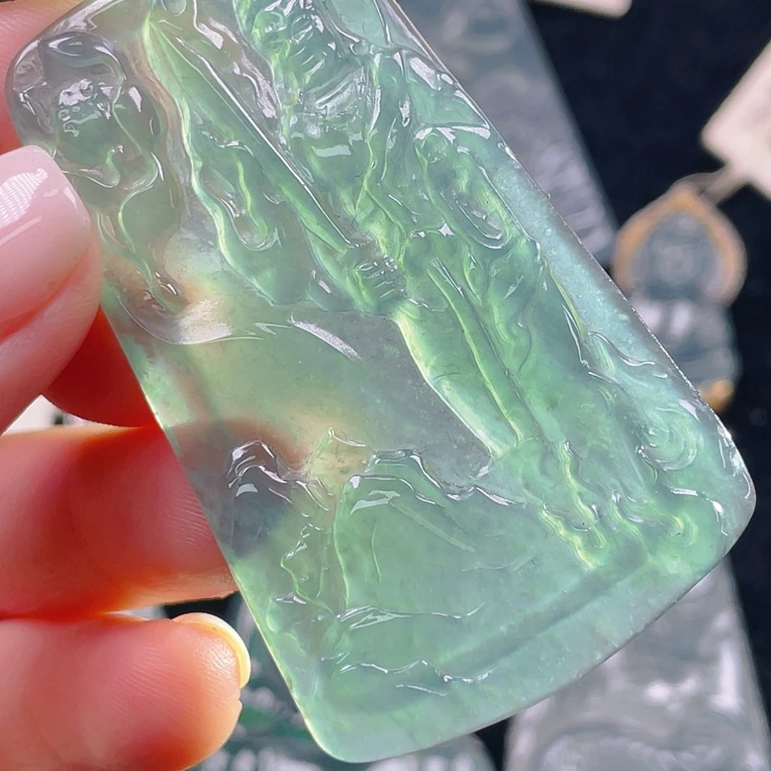 颈饰未镶嵌翡翠3，