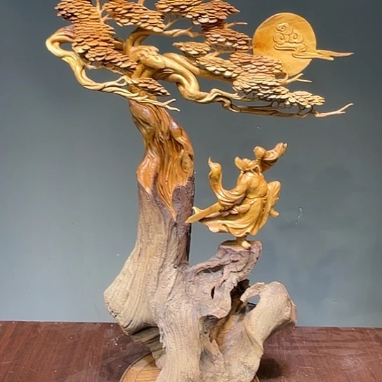 柏木木雕艺术作品欣赏