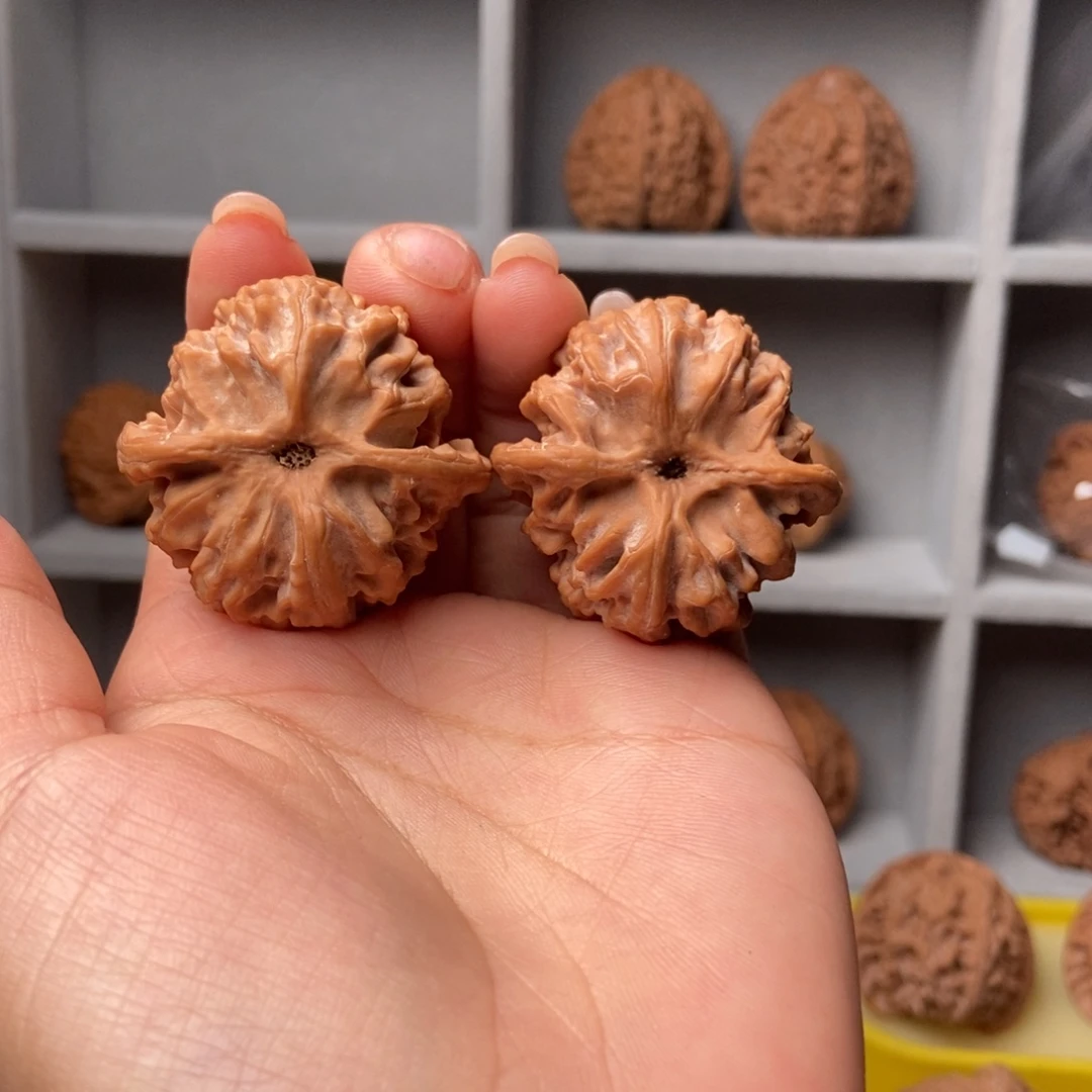 翼***钢吊坠文玩核桃全品38苹果园