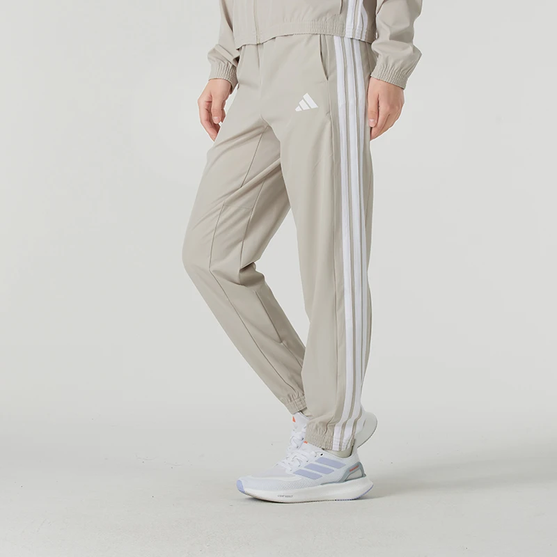 【达人专属】阿迪达斯2025新款女梭织长裤透气休闲裤子运动裤JD6522