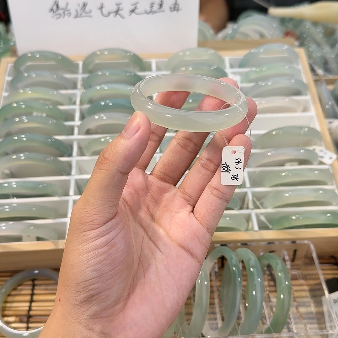 手镯玛瑙/玉髓未镶嵌圈口54.3